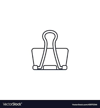 binder clip creative icon from stationery icons