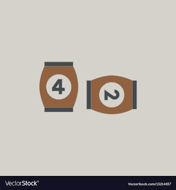 Bingo lotto board game vector image