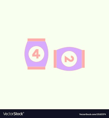 Bingo lotto board game vector image