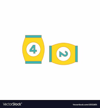 Bingo lotto board game vector image