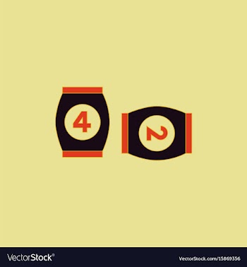 Bingo lotto board game vector image