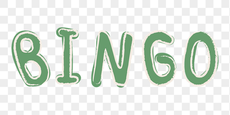 Bingo word png sticker, transparent | Free PNG - rawpixel