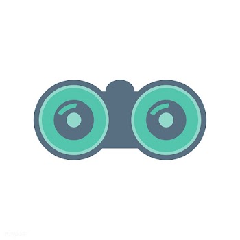 Binocular magnifying glass application | Free stock vector - 397303