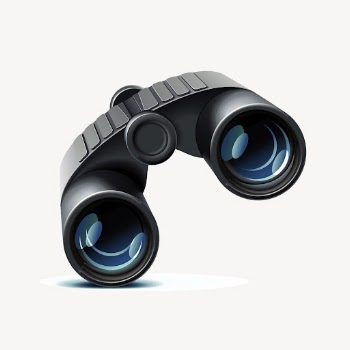 Binoculars clipart, cartoon illustration vector. | Free Vector - rawpixel