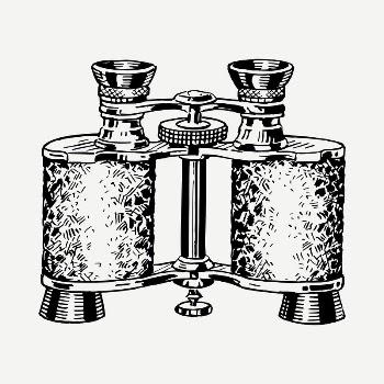 Binoculars drawing, vintage illustration psd. | Free PSD - rawpixel