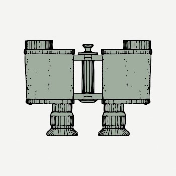 Binoculars drawing, vintage object illustration | Free PSD - rawpixel