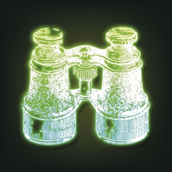 Binoculars, green neon, travel aesthetic | Free Photo - rawpixel