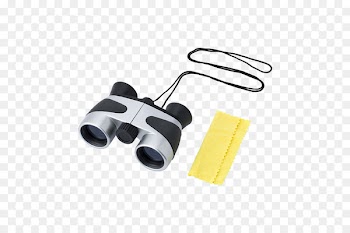 Binoculars, Magnifying Glass, Lens, Yellow PNG