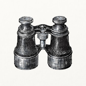 Binoculars watercolor, travel object illustration, | Free Photo Illustration - rawpixel