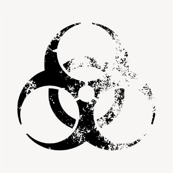 Biohazard symbol clipart, grunge design | Free Vector - rawpixel