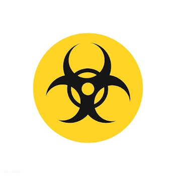 Biohazard yellow circle sign graphic illustra.. | Free stock vector - 429503