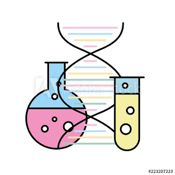 biology laboratory test tube dna molecule science