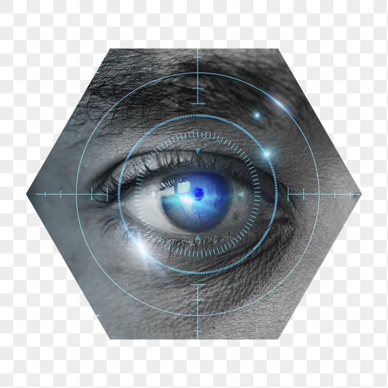 Biometric scan png badge sticker, | Free PNG - rawpixel