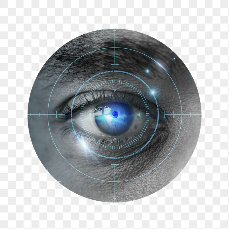 Biometric scan png badge sticker, | Free PNG - rawpixel