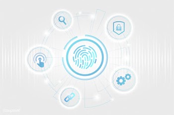 Biometric security concept | Free stock vector - 592993