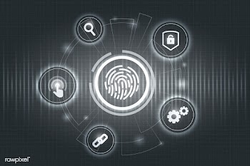 Biometric security concept | Free stock vector - 593019