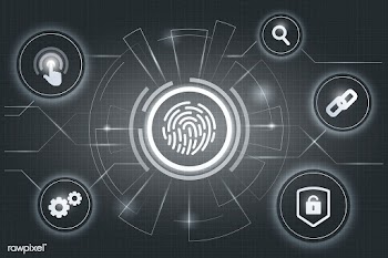 Biometric security concept | Free stock vector - 593049