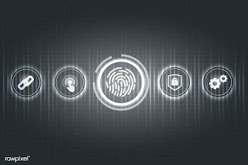 Biometric security concept | Free stock vector - 593052