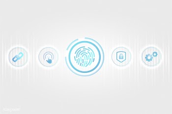 Biometric security concept | Free stock vector - 593068