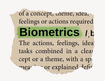 Biometrics ripped dictionary, editable word | Free PSD - rawpixel