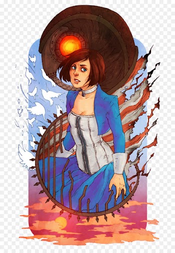 Bioshock Infinite Burial At Sea, Bioshock 2, Bioshock, Art, Fashion Illustration PNG