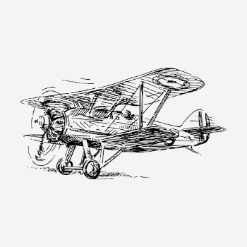 Biplane drawing, vintage vehicle illustration. | Free Photo - rawpixel