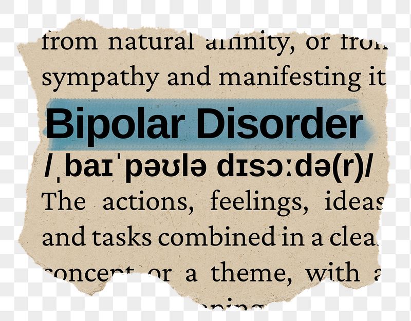 Bipolar disorder png word sticker, | Free PNG - rawpixel