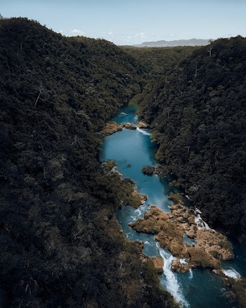 Bird's Eye Photo Of A River