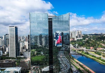 Bird's Eye Photography of Curtain Wall Building