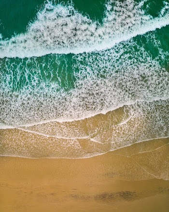 Bird's Eye Photography of Sea Wave
