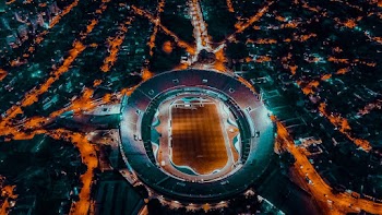 Bird's-eye Photography of Sports Field