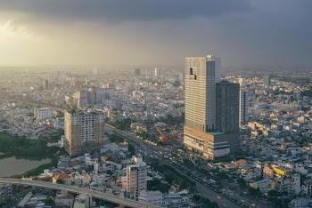 Bird's Eye View Of City