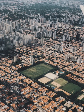 Bird's Eye View Of City