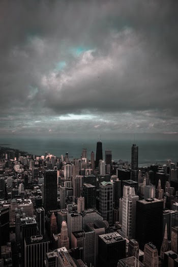 Bird's Eye View Of City