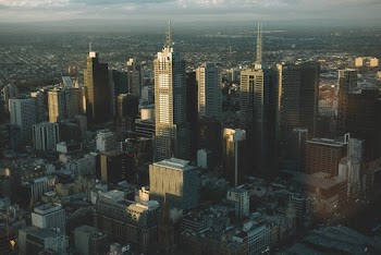 Bird's Eye View Of City