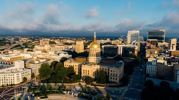 Bird's Eye view Of City