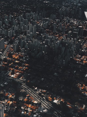 Bird's Eye View Of City