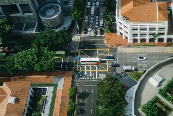 Bird's Eye View Of City During Daytime
