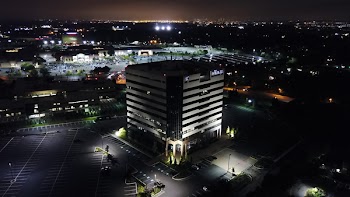 Bird's Eye View Of City During Evening