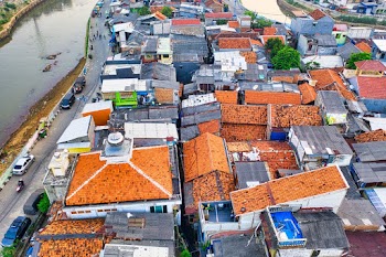 Bird's Eye View of Cityscape