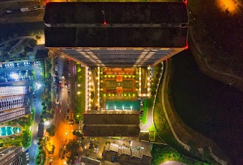 Bird's Eye View of High-rise Buildings