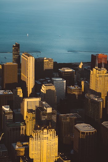 Bird's Eye View Of High-rise Buildings