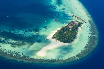 Bird's Eye View of Island