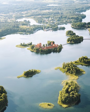 Bird's Eye View Of Islands During Daytime
