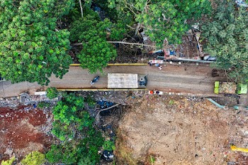 Bird's Eye View Of Landfill During Daytime