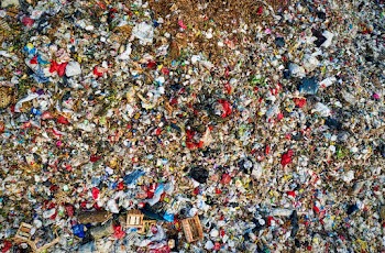 Bird's Eye View Of Landfill During Daytime
