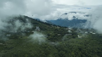 Bird's Eye View Of Mountains During Daytime