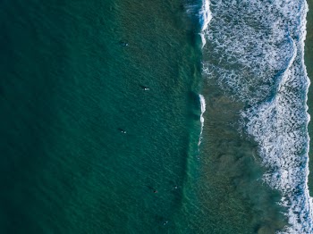 Bird's Eye View of Ocean