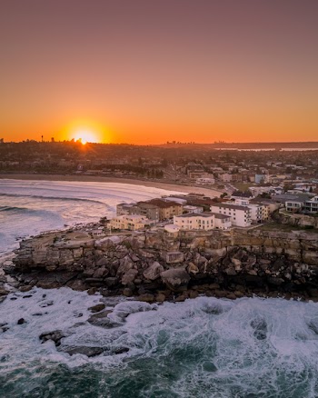 Bird's-eye View of Ocean Waves