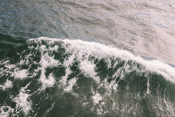 Bird's Eye View Of Sea Waves